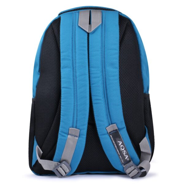 Aqsa School Backpack Bag for Men Women (R-Blue) - Image 3