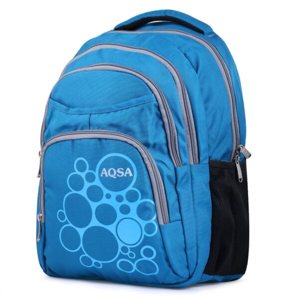 Aqsa School Backpack Bag for Men Women (R-Blue) - Image 5