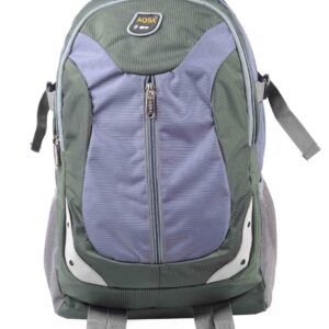 AQSA Unisex backpack with laptop compartment (dark green)