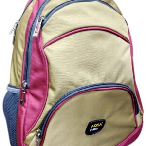 AQSA UNISEX BACKPACK WITH LAPTOP COMPARTMENT(YELLOW&RED)