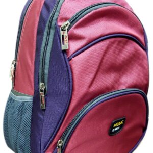 AQSA UNISEX BACKPACK WITH LAPTOP COMPARTMENT (RED)