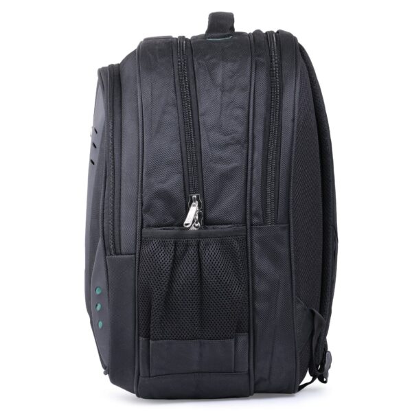 AQSA UNISEX BACKPACK WITH LAPTOP AND TOOLS COMPARTMENT (BLACK) - Image 4