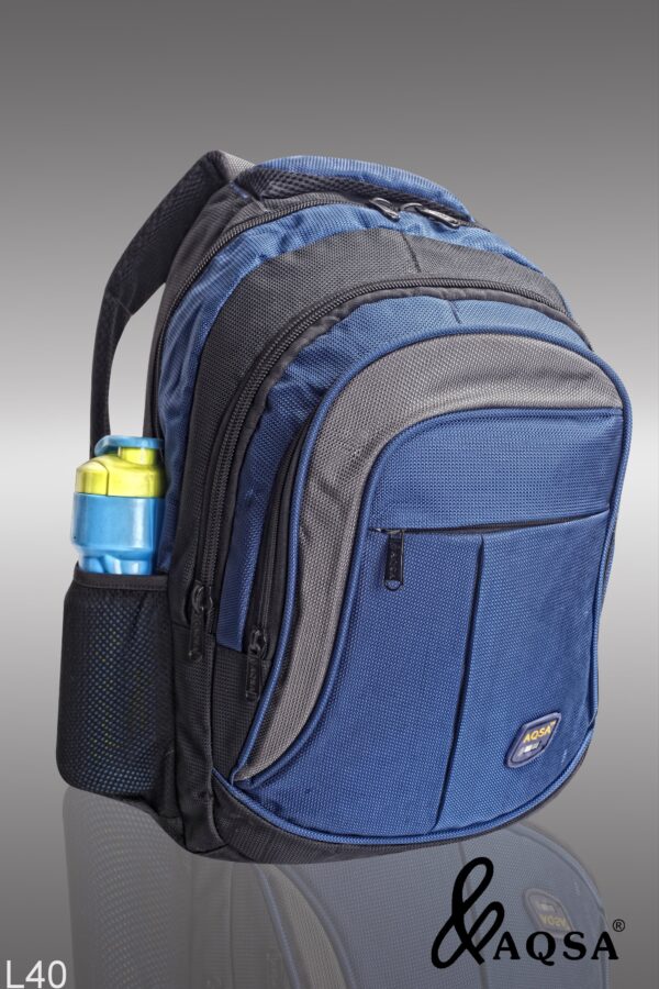 AQSA UNISEX BACKPACK WITH LAPTOP COMPARTMENT(BLUE)