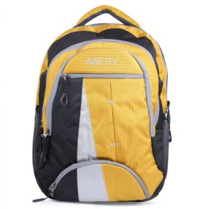 Ability unisex backpack with laptop compartment