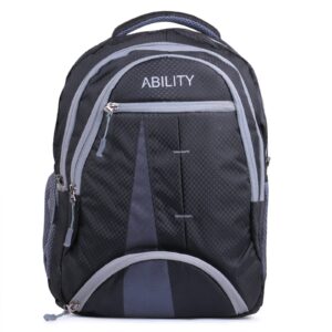 Ability unisex backpack with laptop compartment