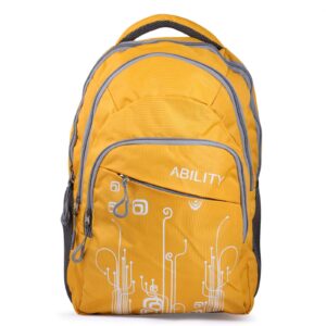 Ability unisex backpack with laptop compartment