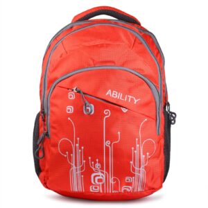 Ability unisex backpack with laptop compartment